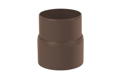 Муфта трубы, ПВХ, серия Стандарт, цвет Коричневый